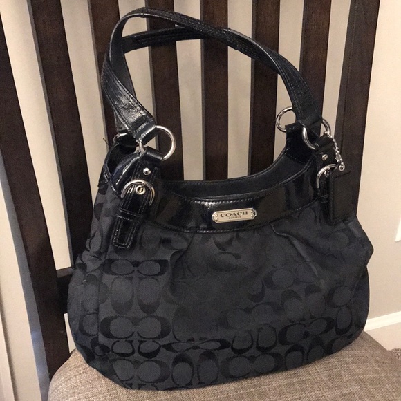 coach purses black